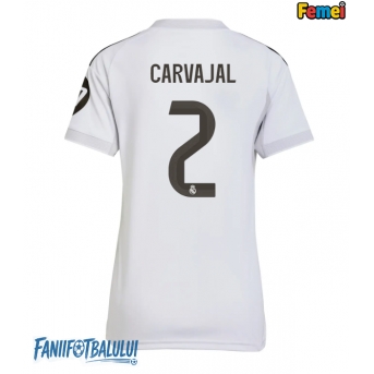 Real Madrid Daniel Carvajal #2 Tricou Fotbal Replică 2025-26 Femei Acasa